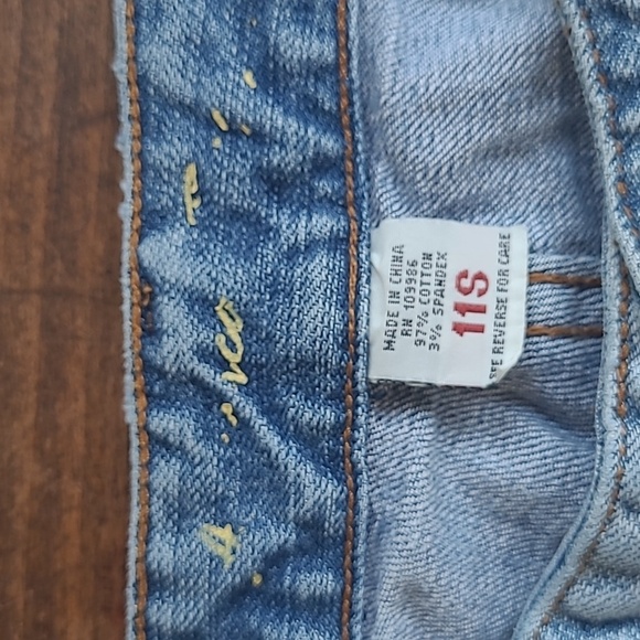 American Rag Jeans Women's sz 11 Short Mid Rise Flare  Denim Jeans - Picture 8 of 11